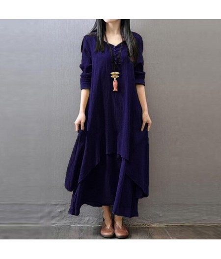 Günlük Yazlık Salaş Kadın İki Katlı  Elbise