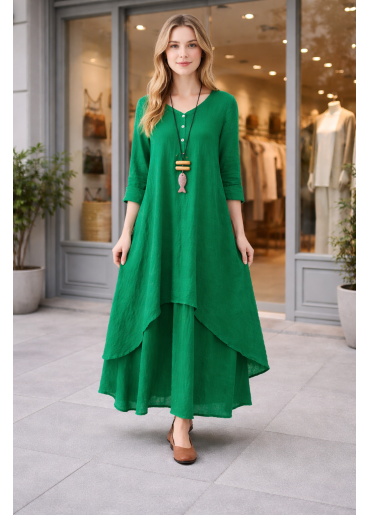 Tasarım Kadın Salaş 2katlı Elbise