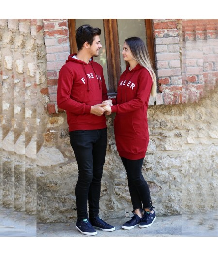Kışlık Günlük Kapüşonlu Kadın Sweatshirt